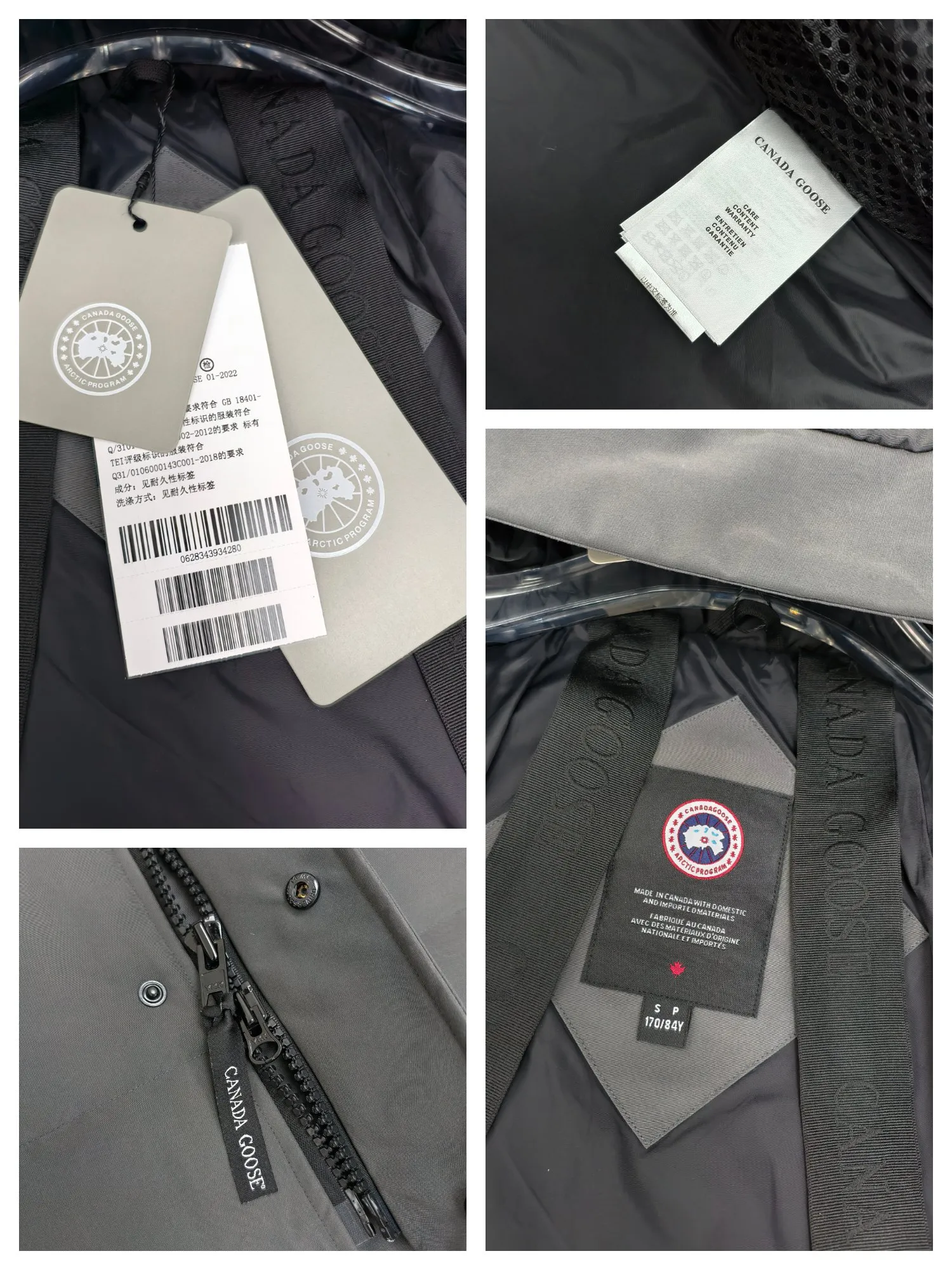 P700————2080M/New 17 models (higher version) Canada goose MacMillan parka. The MacMillan Parka features an innovative design with a streamlined hood detail, added shoulder straps and two additional interior pockets. This hip-length parka offers warmth and style with its quilted design and curved hem. Filled with extremely fluffy white duck down. The MacMillan Parka provides essential protection in all weathers. The adjustable down-connected hood improves warmth and protects against harsh weather. Rib knit cuffs tucked into the interior. The hood is equipped with a detachable zipper guard, and the hood trim can be replaced to create a personalized style and provide more protection (this jacket can be matched with wolf fur collar accessories, choose by yourself) ❤️The only version in the market Color: black red label black black label gray red label gray black label off-white red label navy red label Size: XS-2XL